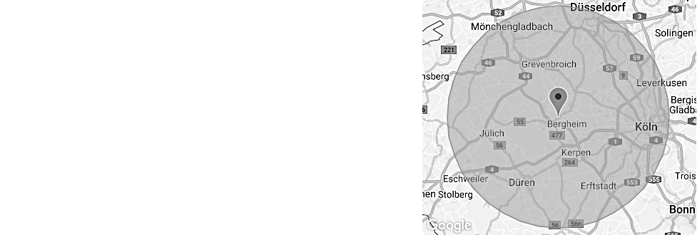 Karte Rhein und Erft
